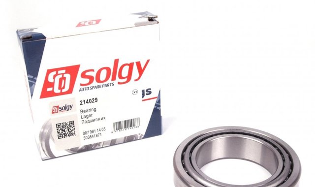 214029 Solgy Подшипник ступицы задней