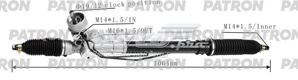 Рейка рулевая PATRON PSG3004