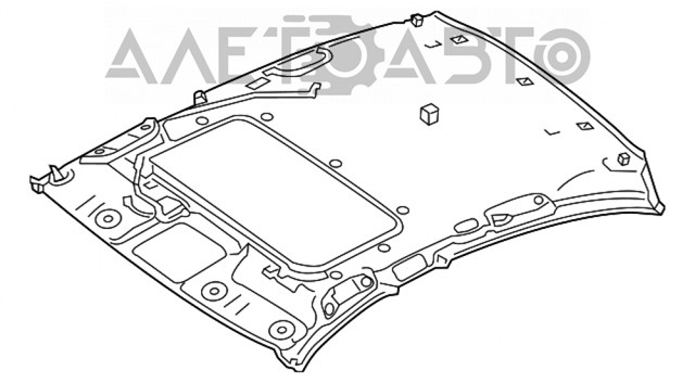 Обивка крыши (потолок) 739104HB6A Nissan/Infiniti