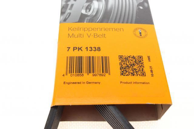 Ремень генератора 7PK1338 Continental/Siemens