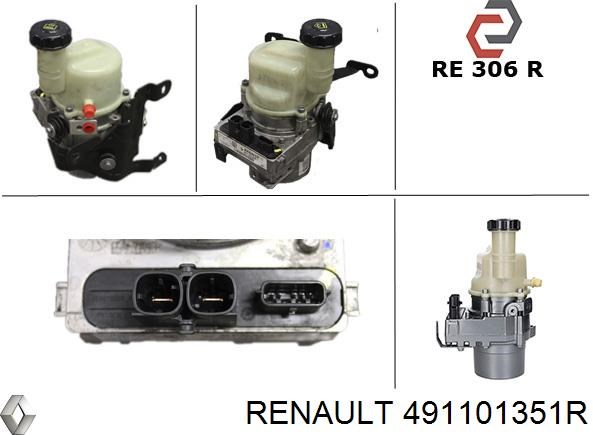 491102583R Renault (RVI) bomba da direção hidrâulica assistida