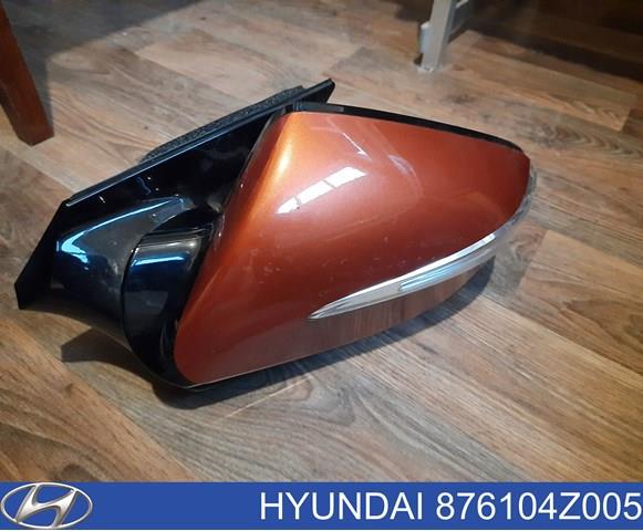 Левое боковое зеркало 876104Z005 Hyundai/Kia
