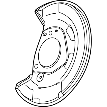 Proteção do freio de disco dianteiro direito para Opel Zafira (P12)