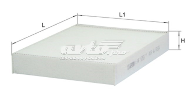 Купить AF5055 Alpha Filter Фильтр салона угольный