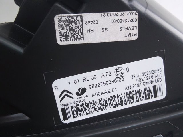 Фара дневного света правая Peugeot/Citroen 9822790280 цена, от 183.41 USD
