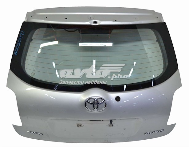  Porta traseira (3ª/5ª porta-malas (tampa de alcapão) Toyota Auris UKP hatchback (E15) (2007 - 2013) UKP
