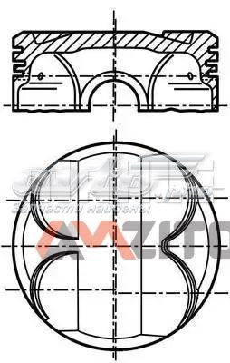 Поршень в сборе Mahle Original 081PI00101000 цена, от 104.21 USD