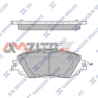 Купить SP4275 Sangsin Колодки тормозные