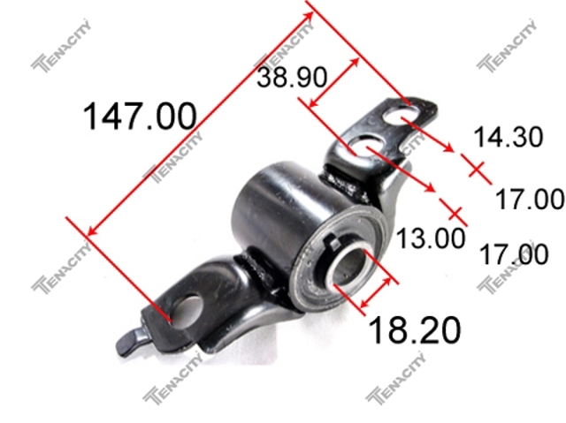 Сайлентблок передней подвески Tenacity AAMMA1006 цена, от 9.85 USD