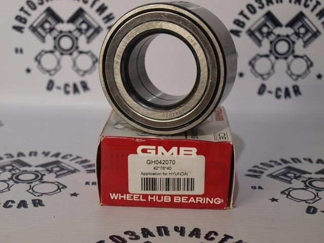 GH042070 GMB Подшипник ступицы передней