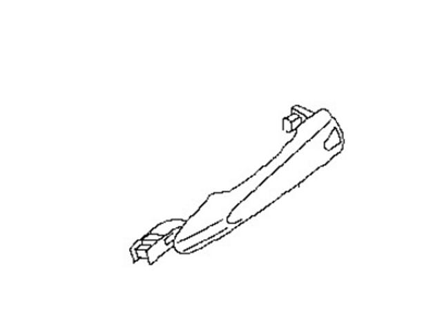 Купить 806404BA0B Nissan/Infiniti Ручка двери передней наружная