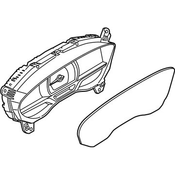 HP5Z10849AE Ford Щиток приборов