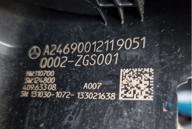 A2469001211 Mercedes Переключатель подрулевой в сборе
