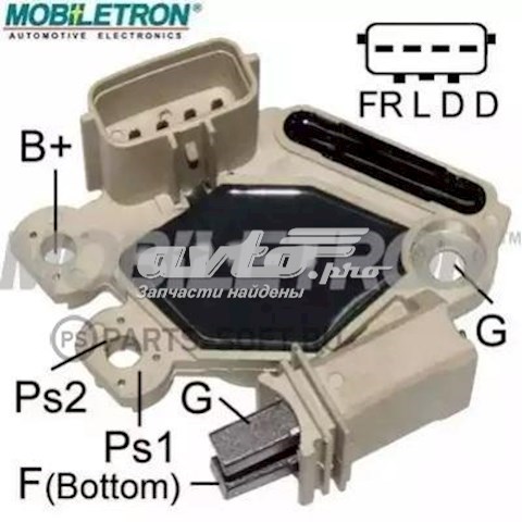 VR-V5428 Mobiletron relê-regulador do gerador (relê de carregamento)