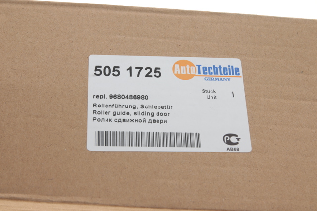 Ролик двери боковой (сдвижной) левый верхний Autotechteile 5051725 цена, от 9.32 USD