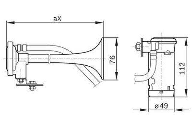986320003 Bosch Клаксон