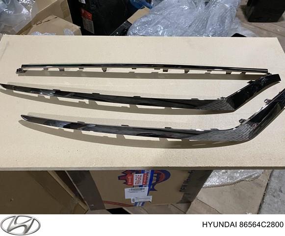 Купить 86564C2800 Hyundai/Kia Молдинг бампера переднего правый
