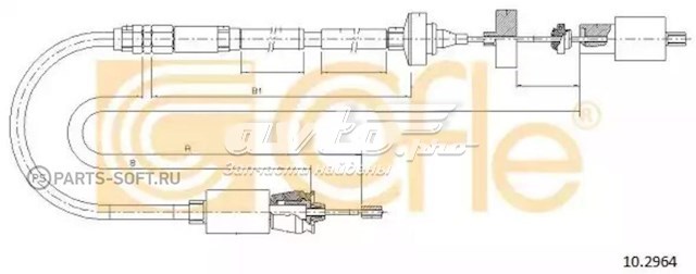 10.2964 Cofle cabo de embraiagem