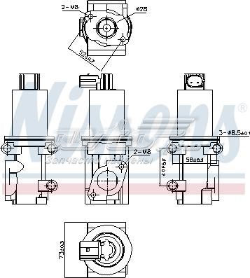 Клапан ЕГР 98185 Nissens