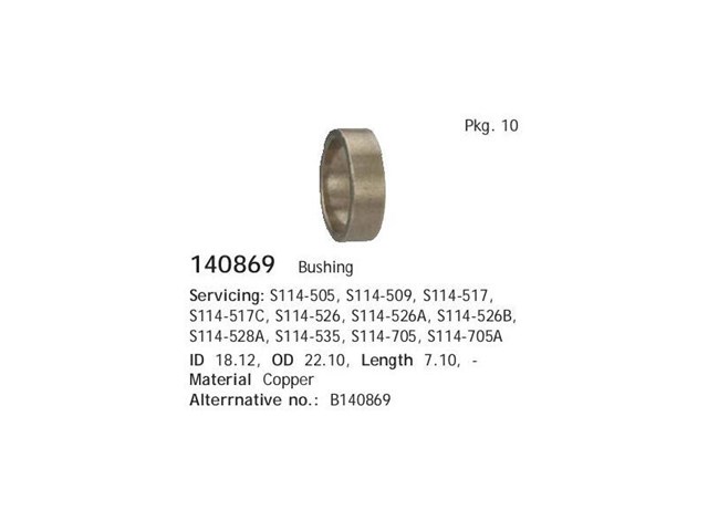 Купить 140867 Cargo Втулка стартера