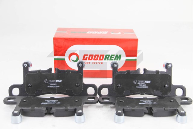 Колодки тормозные задние дисковые GOODREM RM1430