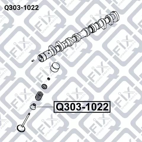 Сальник клапана (маслосъёмный) выпускного Q-fix Q3031022 цена, от 1.93 USD