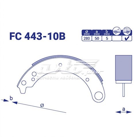 Колодки тормозные задние дисковые Frico FC578