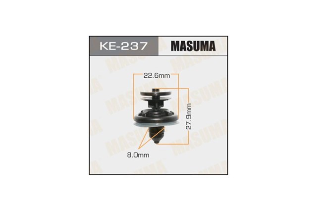 Пистон (клип) крепления обшивки двери Masuma KE237