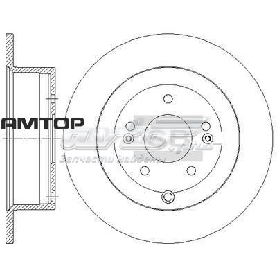 Задний дисковый тормоз Sangsin SD1082