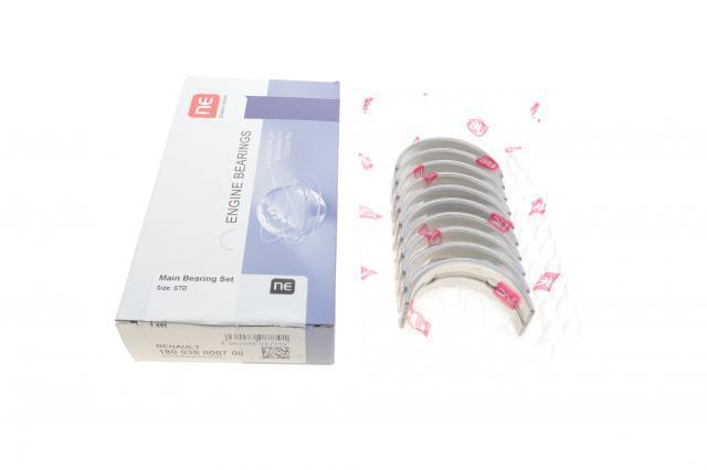 Вкладыши коленвала коренные, стандарт (STD) NE/NPR 180038000700 цена, от 13.40 USD