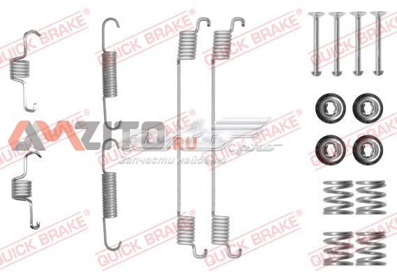 Монтажный комплект задних барабанных колодок 1050889 Quick Brake