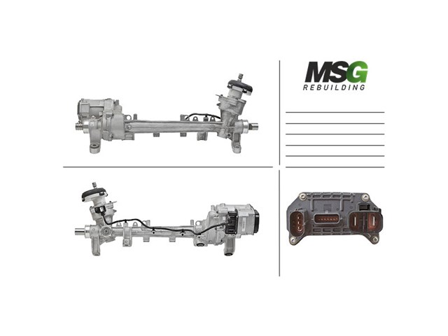 Рулевая рейка HY408NLF0R MSG Rebuilding