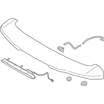 87210A9000 Hyundai/Kia Крыло на багажник