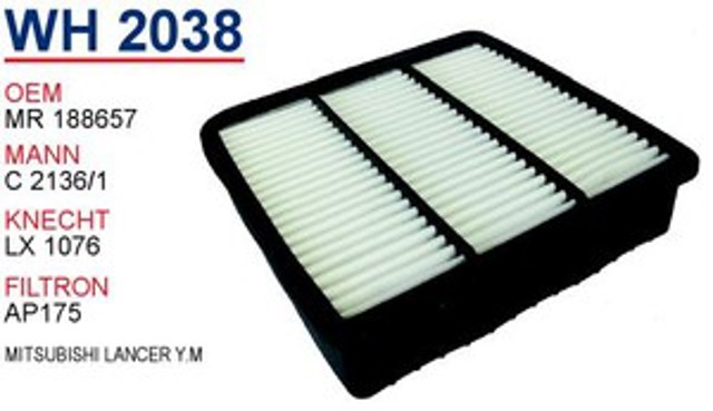 Элемент воздушного фильтра Wunder WH2038 цена, от 5.34 USD