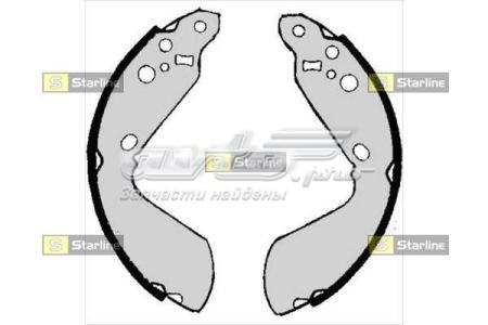 BC06890 Starline Барабанные тормозные колодки
