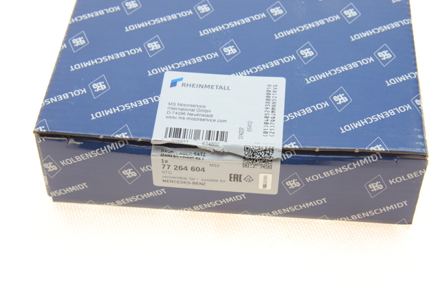 Вкладыши коленвала коренные, комплект, стандарт (STD) 77264604 Kolbenschmidt