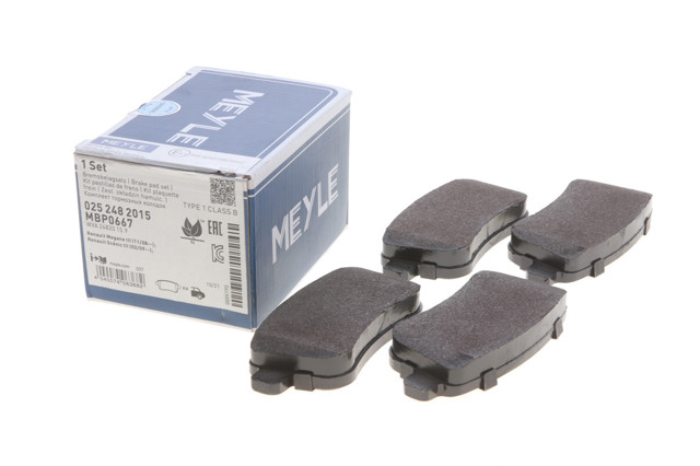 Купить 252482015 Meyle Колодки тормозные задние, дисковые