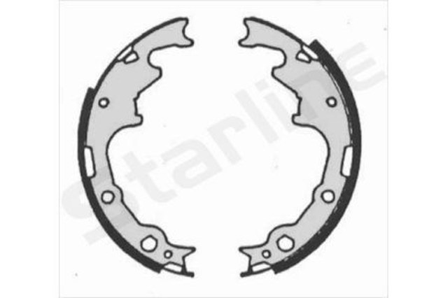 BC07240 Starline Барабанные тормозные колодки