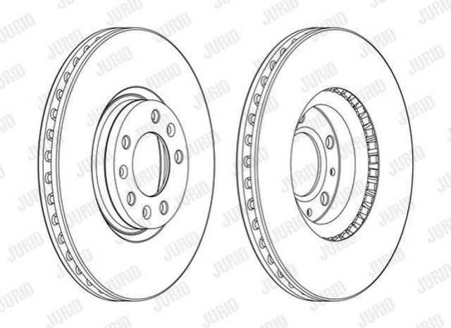 Диск тормозной передний BENDIX 562994JC