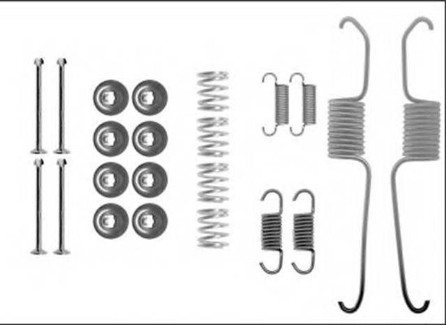 Ремкомплект задніх гальм 1050003 QUICK BRAKE