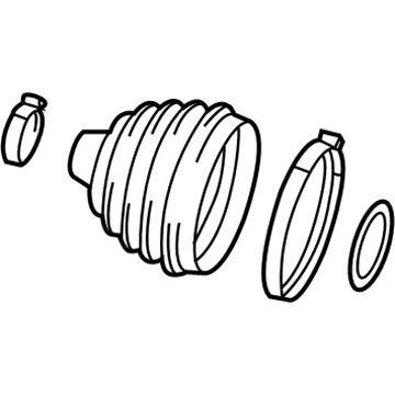 Пыльник ШРУСа передней полуоси наружный GKN-Spidan 0036460