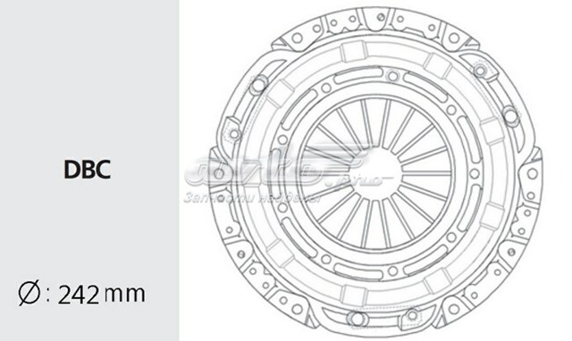 Корзина сцепления NSC21 VALEO