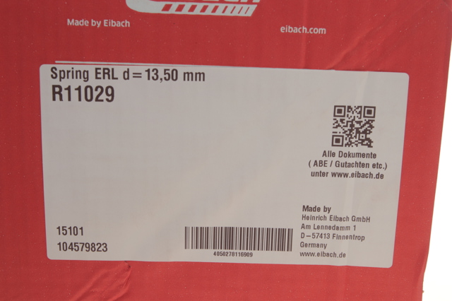 R11029 Eibach Пружина подвески задняя