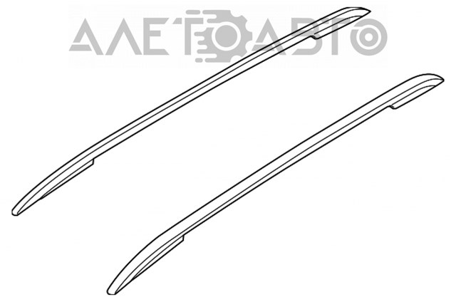 Купить FT4Z5855106BA Ford Рейлинг крыши правый