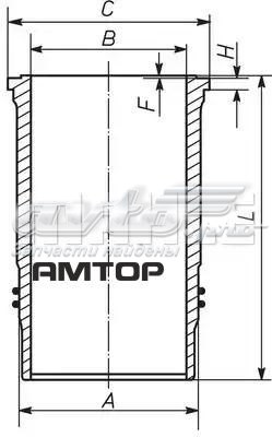 Гільза поршнева 037WN3501 MAHLE