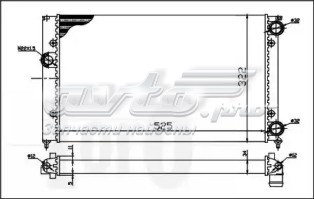 Радиатор охлаждения двигателя Depo/Loro/Abakus 0530170010 цена, от 37.46 USD