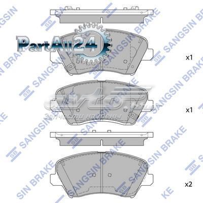 SP1842 Sangsin Колодки передние