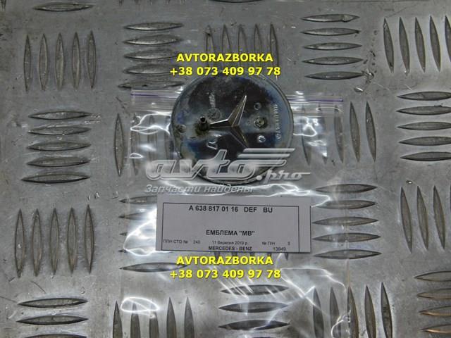 A6388170116 MERCEDES Emblema de capó original y equivalente