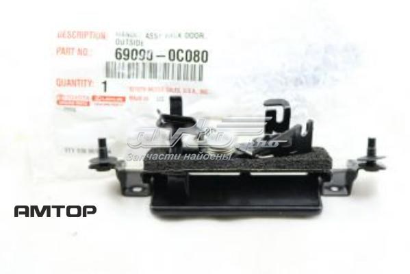 690900C080 Toyota maçaneta externa da porta traseira