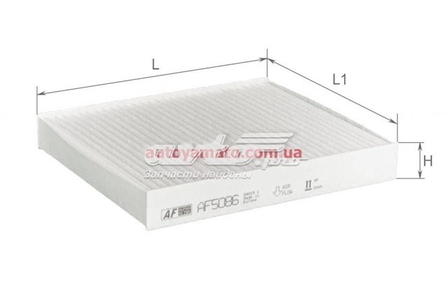 Фильтр воздушный отопителя Alpha Filter AF5086 цена, от 3.04 USD
